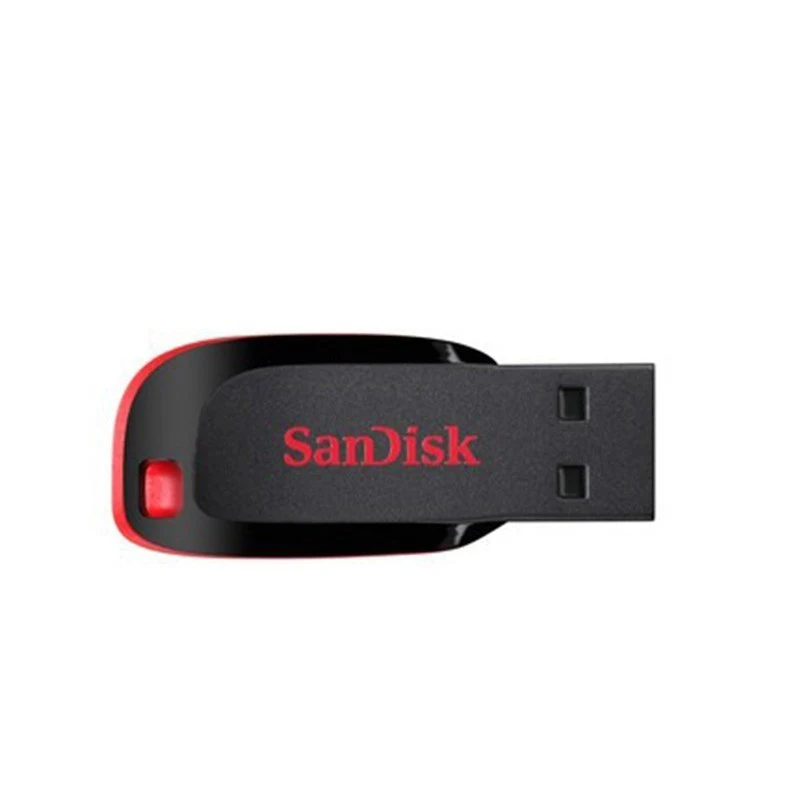 SanDisk USB 2,0 CZ50 супер мини-usb флэш-накопитель 64 ГБ 32 ГБ Cruzer Fit CZ33 Флешка 32 Гб карта памяти 16 ГБ 8 ГБ U диск USB ключ 128 - Цвет: CZ50