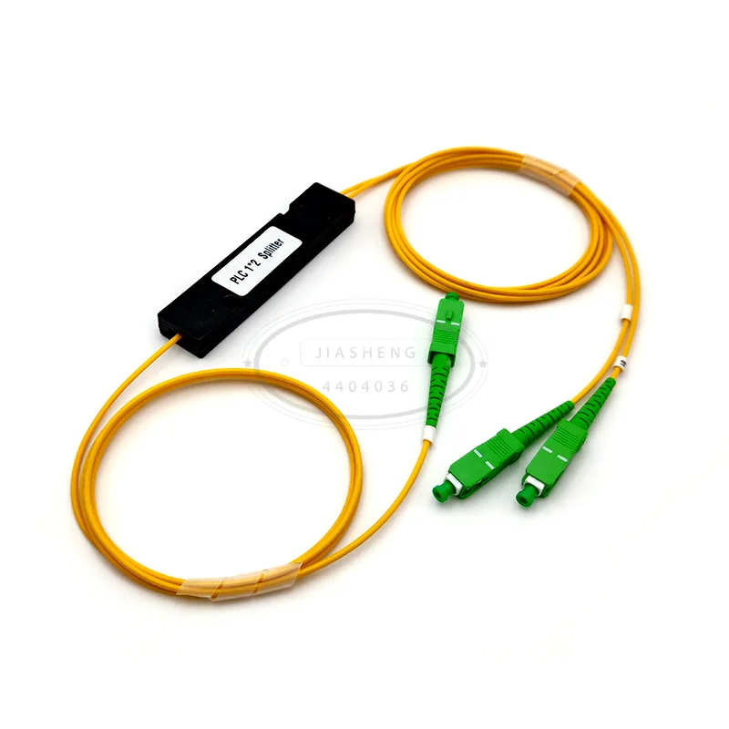 Оптоволоконный сплиттер FTTH 1X 2 SC APC FBT SM однорежимный Сплавленный двухконусный