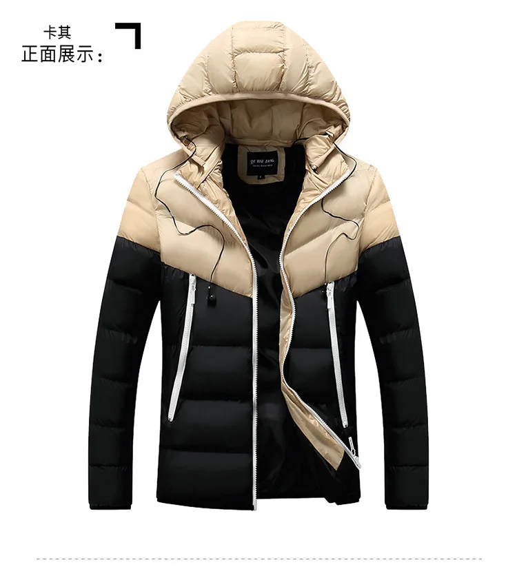 MEN'S Cotton Clothes New Style Winter Coat Short Winter Coat Handsome Coat Thick Winter Cotton-padded Jacket Men's Cotton-p