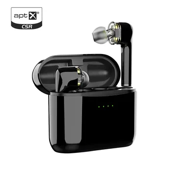 

Bluetooth V5.0 IPX7 Waterproof APTX Bass Earphones Wireless Headset Noise Reduction Volume Control Earbuds