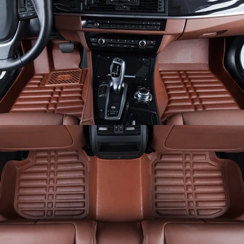 

5PCS Waterproof Custom Car Floor Mats 5D Auto Foot Pads Automobile Carpet Cover For Kia Soul 2010-2018