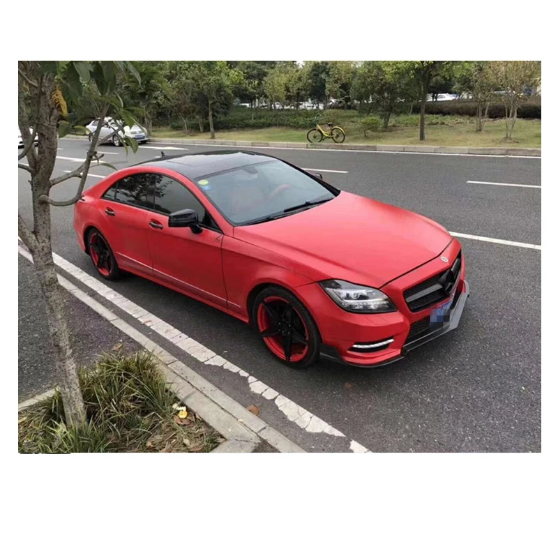 Передний спойлер для Mercedes Benz CLS Class W218 CLS350 550 CLS63 2012 2013 бампера из углеродного