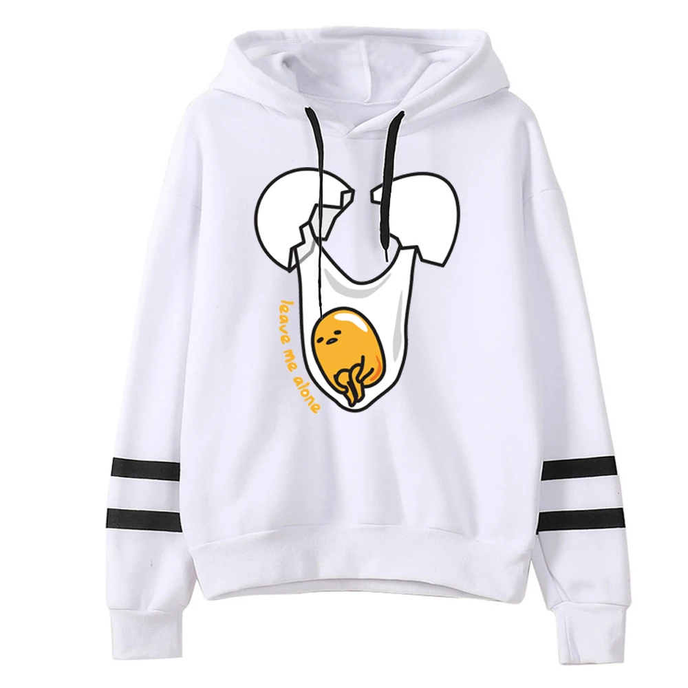 Женский стиль с капюшоном, дизайнерское худи для женщин, Топ бренд gudetama, принт, забавная уличная одежда, милые толстовки