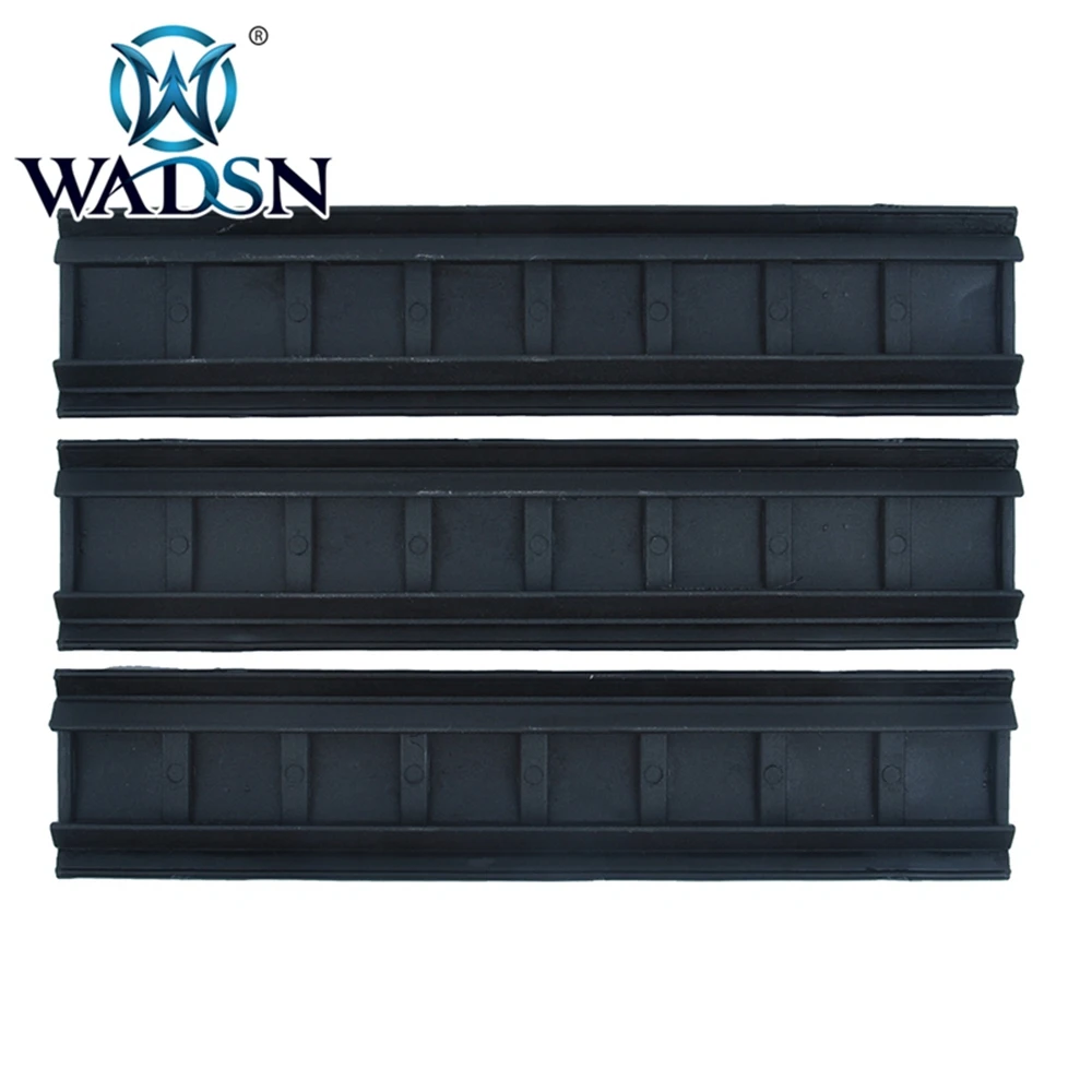 Wadsn 3 шт./упак. 6,25 "клетчатый Железнодорожный накладка черный темно-земля, зеленый Weaver крепление g WEX320