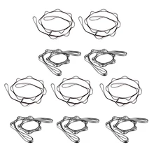 10 шт нейлоновая тесьма для кемпинга скалолазания, скалолазание, безопасная цепочка с ромашками, несколько петель-110 см