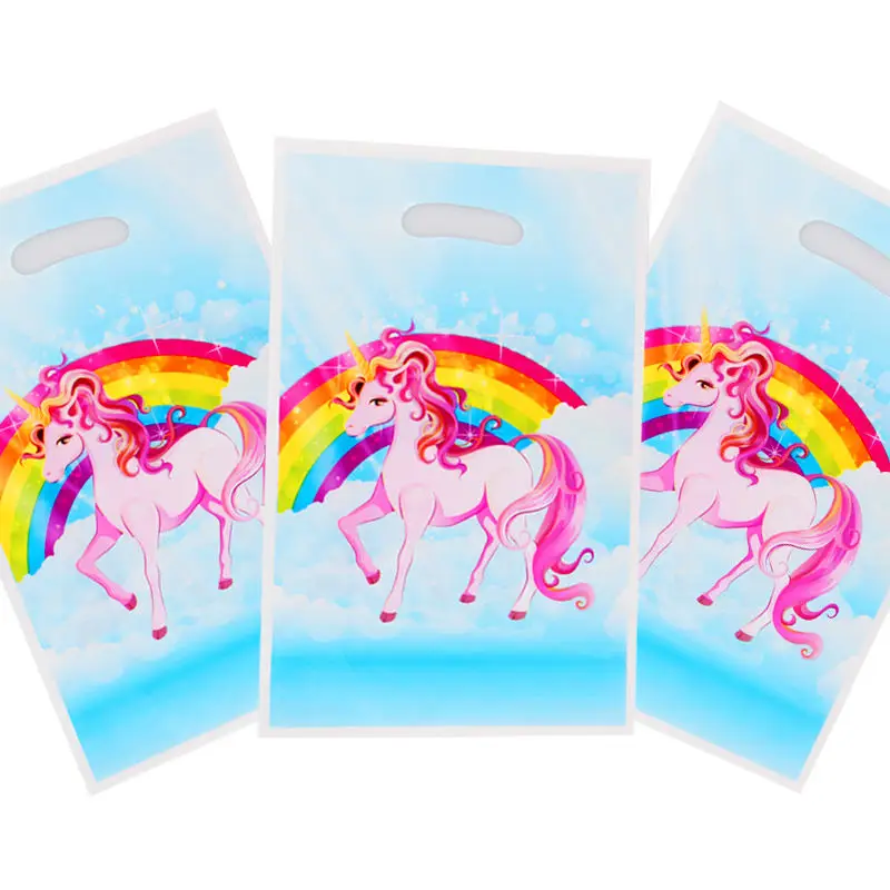 Unicorn 50 шт. Подарочная сумка, сумка для награбления, Мстители, герой, Человек-паук, железный человек, для детей, для дня рождения, вечерние, для праздника, набор украшений - Цвет: Unicorn