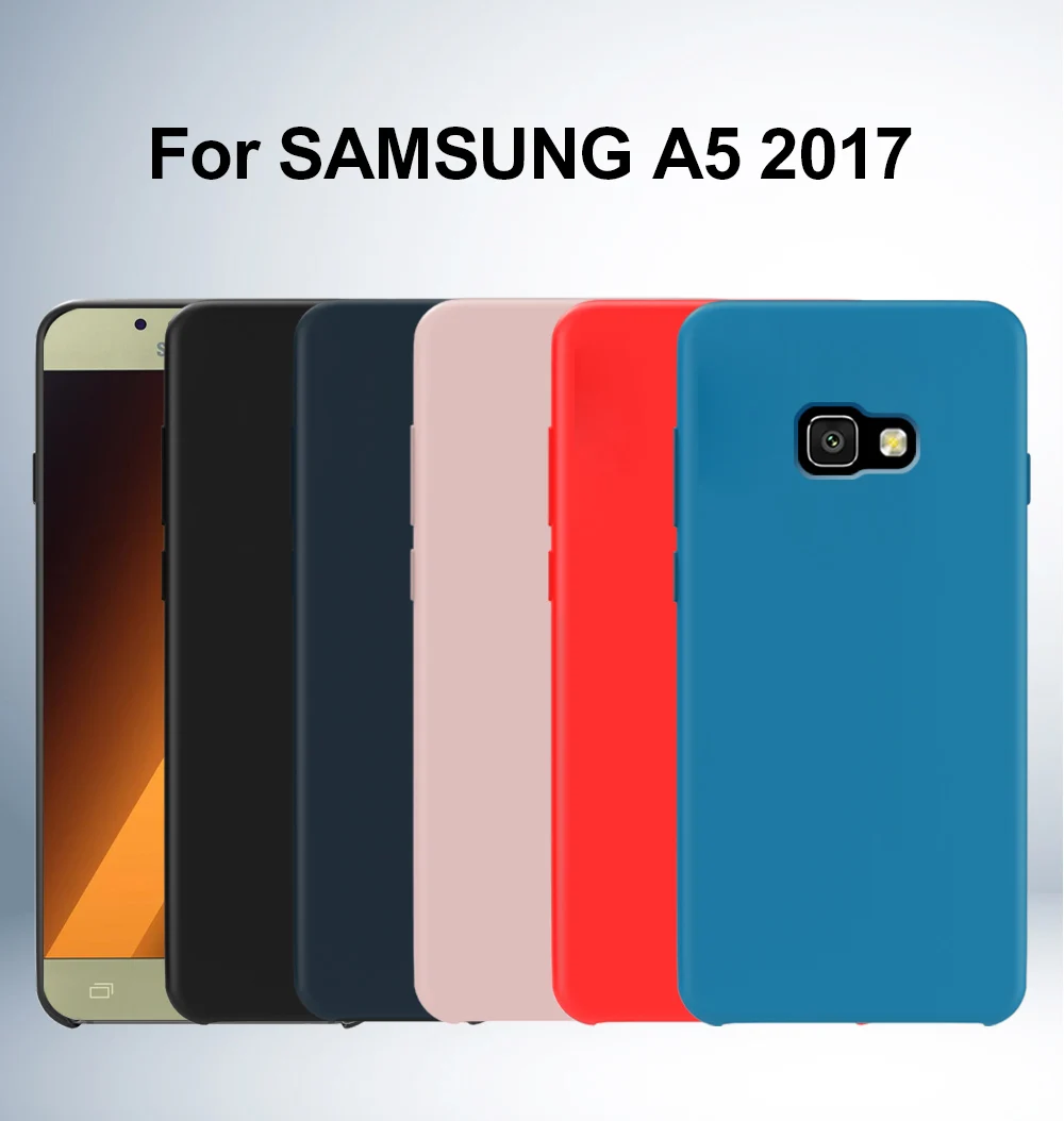 Для samsung A7 A6 A9 A8 Plus чехол на заднюю панель жидкий силикон мягкая защита для samsung Galaxy A3 A5 A7 противоударный чехол