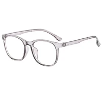 Lunettes d'ordinateur transparentes, monture PC, pour femmes et hommes, anti-lumière bleue, verres carrés, lunettes de protection optiques, lunettes rondes 5
