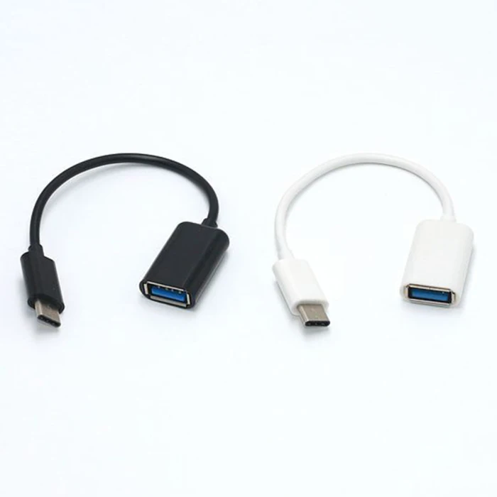 Type-C OTG Кабель-адаптер USB 3,1 type C штекер USB 3,0 A Женский OTG кабель для передачи данных адаптер 16 см DQ-капля
