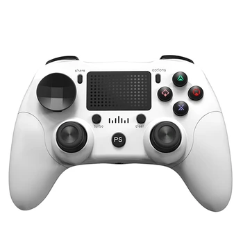 

Wireless Bluetooth Game Controller Build-in Six Axis Dual Vibration with Press Panel Gamepad for PS4/Android/PC