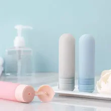 3 шт./компл. силиконовая бутылка комплект Портативный легкая приятная на ощупь полезный, безопасный 50 мл/шт. для Семья Новинка для путешественников;