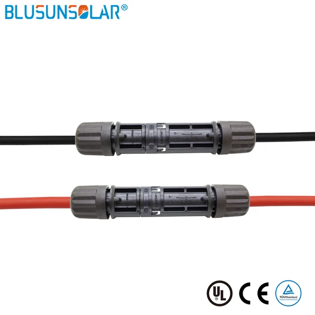 Câble d'extension de panneau solaire avec connecteur femelle et mâle, kit d' adaptateur, outil long, 6, 4, 2.5 mm², 10, 12, 14AWG - AliExpress