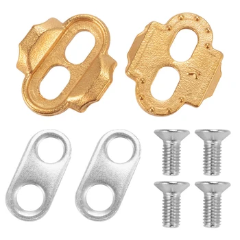 

2PCS Durable Parts Cycling Brass Mountain Bike Professional Universal Guard Bicycle Pedal Cleats With Screws For Crank Brothers