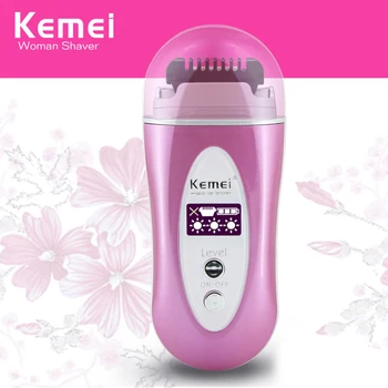 

Kemei LED Light Infrared hair removal Women Shave Electric Shaver Wool Epilator Shaving Lady's Shaver Female Care KM-6810