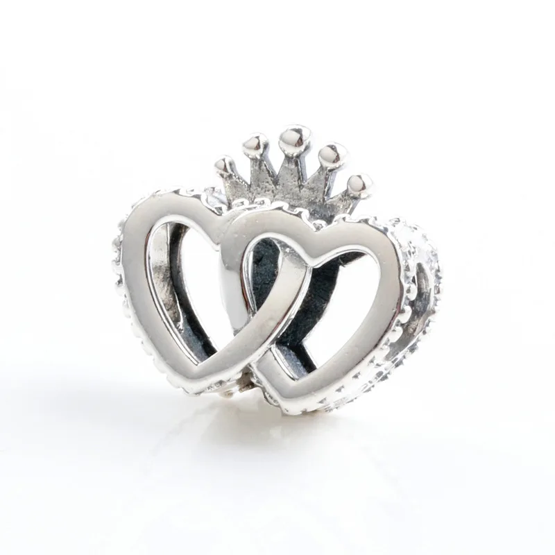 

Authentic 925 Sterling Silver Beads Creative Noble Fashion Heart Beads Fit Original Pandora Bracelet For Women Diy Jewelry