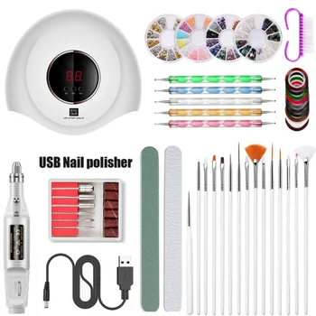

36W UV Nail Lamp USB Nail Pen Nail Art Tool Sets & Kits Electric Manicure Drills For DIY Nail Art & Tools