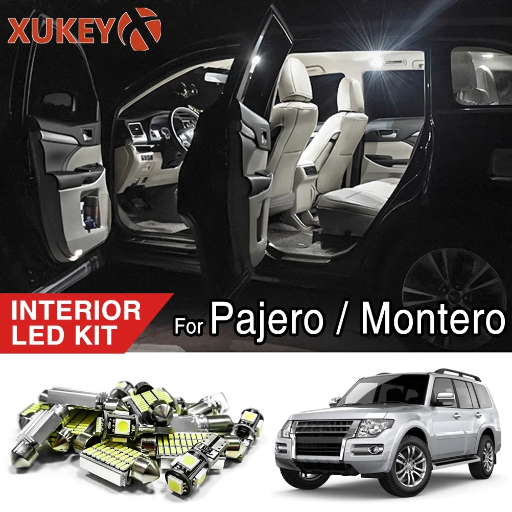 12 шт. белый комплект светодиодных ламп для Mitsubishi Pajero Montero sport 2001 2017 аксессуары
