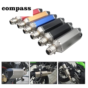 

Motorcycle AkExhaust Pipe Muffler Moto Escape System For Honda CB400 CBR250 KTM EXC DUKE For Benelli Slip-on