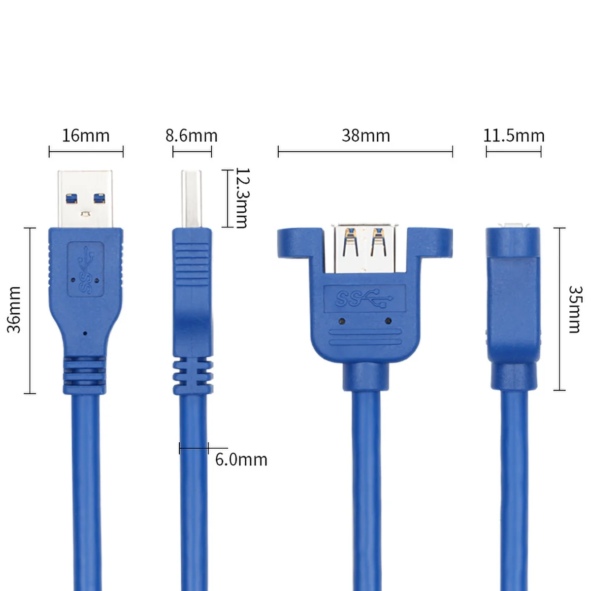 1,0 m Micro-B USB 3,0 короткий кабель для зарядки данных USB3.0 мобильный жесткий диск Быстрая скорость 3,0 удлинитель USB кабель цифровой кабель