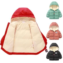 Куртка для маленьких девочек; осенне-зимняя куртка для мальчиков; рождественское пальто для девочек; детская верхняя одежда с капюшоном; детская одежда; пальто для маленьких девочек