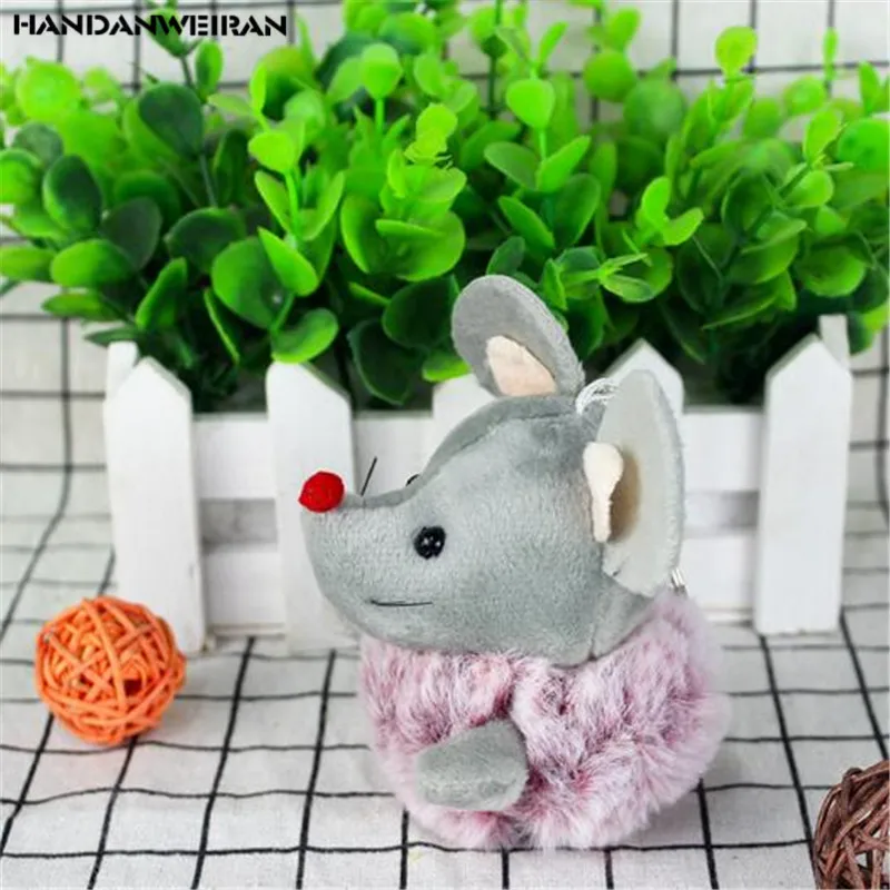 

HANDANWEIRAN 1pcs 2020 Year of the Rat Mascot Plush Toys Premium pp Cotton Filled Toys Decorative Pendant for Boys & Girls Toys