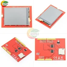 Module d'affichage LCD TFT 2.4 pouces, pilote 240X320 ILI9341, écran tactile LCD avec fente pour carte TF, adapté à Arduino R3 MEGA2560
