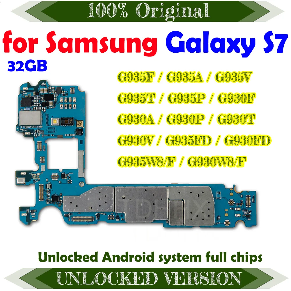 Материнская плата для Samsung Galaxy S7 edge G935F G935A G935V G935T G935P G930F G930A G930P G930T G930V G935FD G930FD
