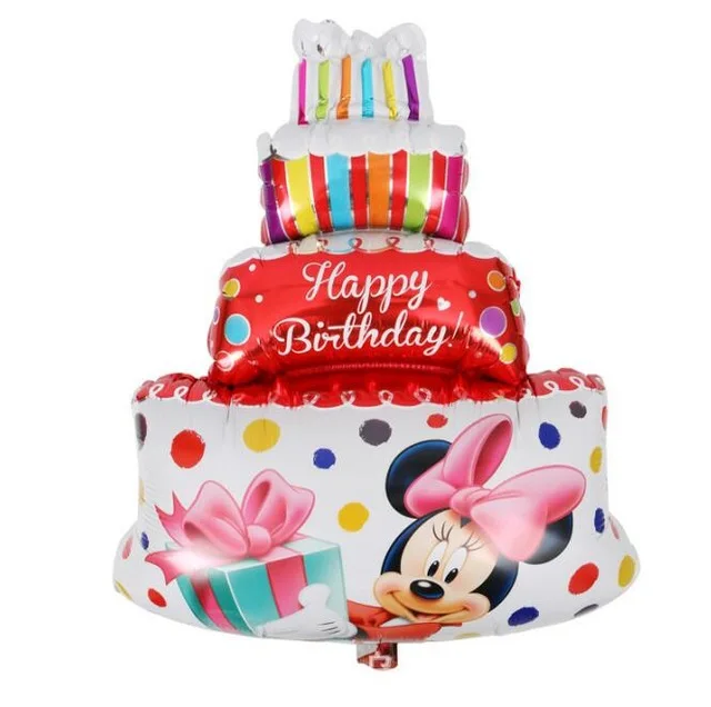 112cm Giant Mickey Minnie Mouse Balloon Cartoon Foil Birthday Party Balloon Kids Birthday Party Decorations Classic Toys Gift - Цвет: Мятно-зеленый