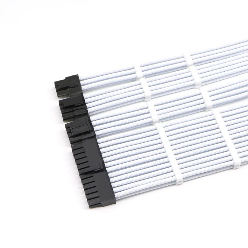 Базовый комплект удлинительных кабелей Φ 24pin/4 + 4pin PCI E 6 2Pin/ 6pin Удлинительный