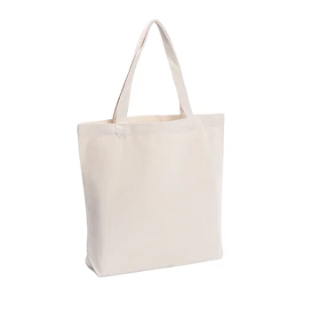 

Grocery Foldable Solid Color Student Casual Shopping Bag Storage Canvas Large Capacity Reusable Eco Friendly Single Shoulder