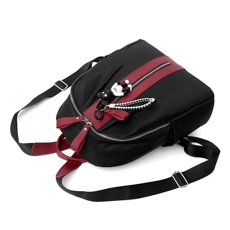

2019 Summer Outdoor WOMEN'S Backpack Gift Customization School Bag Send Pendant