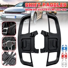 Para samochodów manetka zmiany biegów w kierownicy DSG dźwignia zmiany biegów rozszerzenie dla VW GOLF MK7 GTI R GTD GTE 7 2014-2019