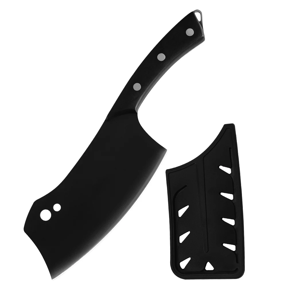 Butcher Chef Knife Camping Outdoor 7cr17 Stainless Steel Knife Full