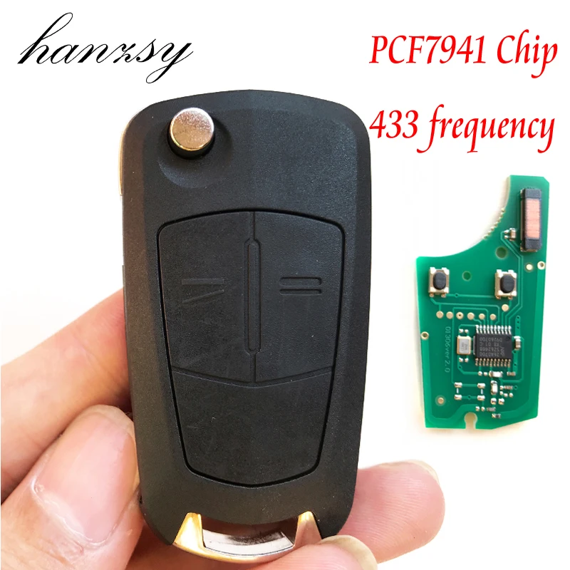 Полный умный ключ для Opel/Vauxhall Corsa D 2007-2012 /Meriva B 2010-2013 433 МГц 2-кнопочный