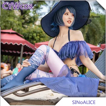 

Anime Cosplay SINoALICE Alice Mizugi Cosplay Costume Swimsuts Woman Sexy Bikini Summer Swimwear