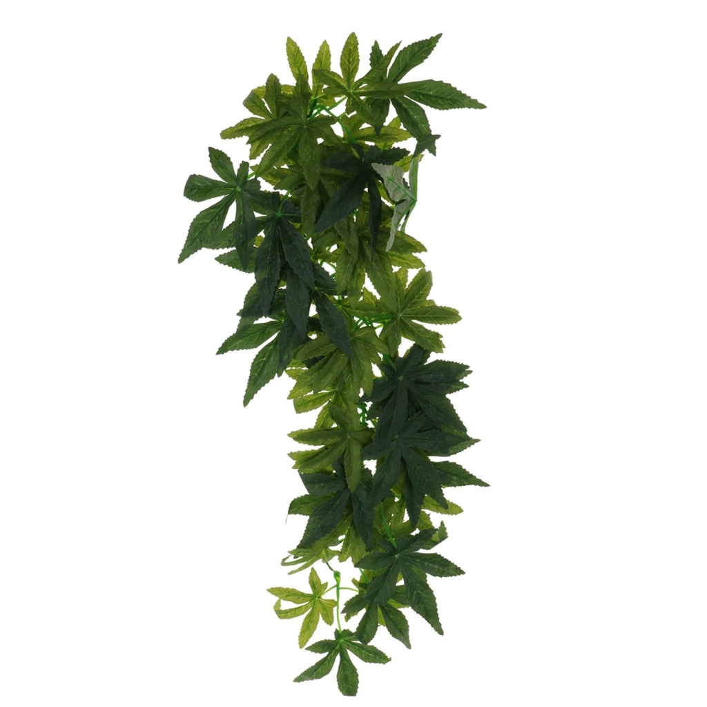 2pcs Bendable Reptiles Vine Green Jungle Climber Vines Terrarium Habitat Ornament