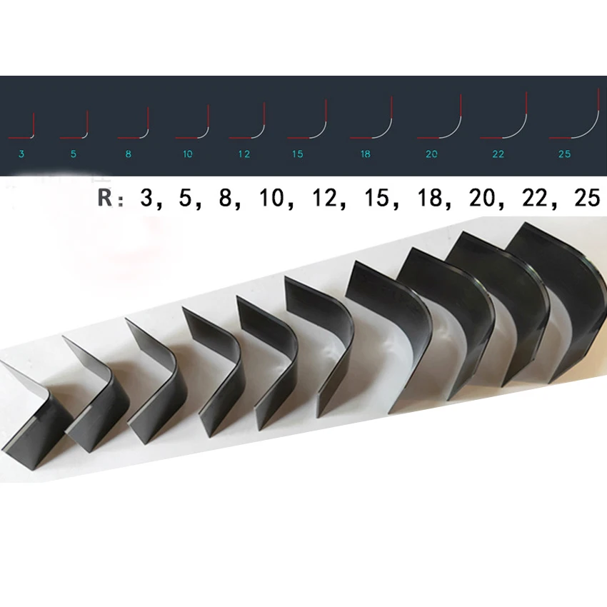 2020 Новый Улучшенный кожаный бумажник угловой триммер ручной работы кожаный ремень угловой резак Японский стальной кожаный резак 10 шт./кор.