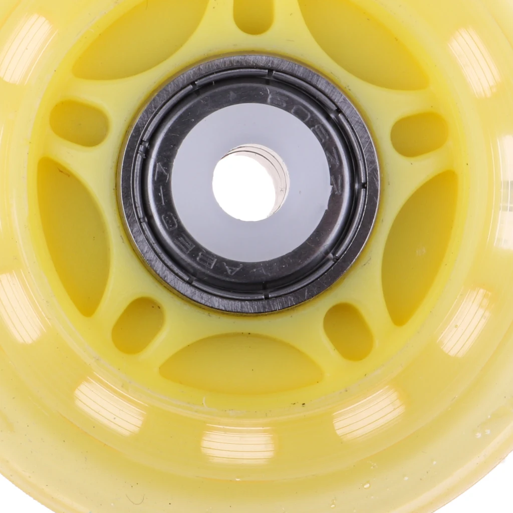 4 Pcs Professional Roller Skates Inline Skating Premium 88a PU Wheel Outdoor Sports Parts Replacement Accessories 64mm 