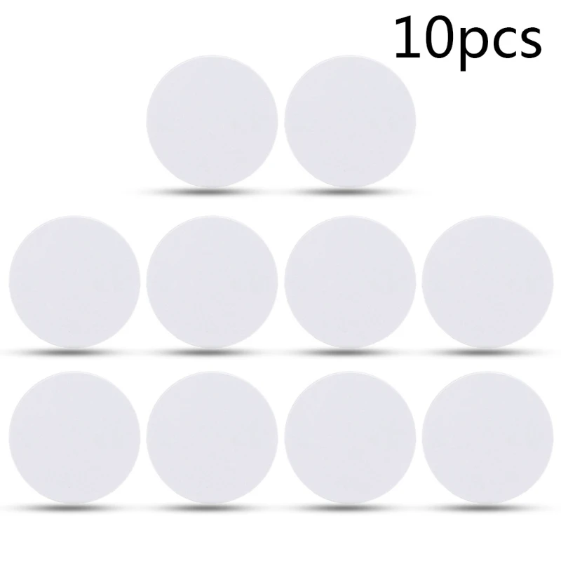 

10pcs 25mm Waterproof Coin Shape Cards Rewritable Blank White NFC 215 Tag Cards