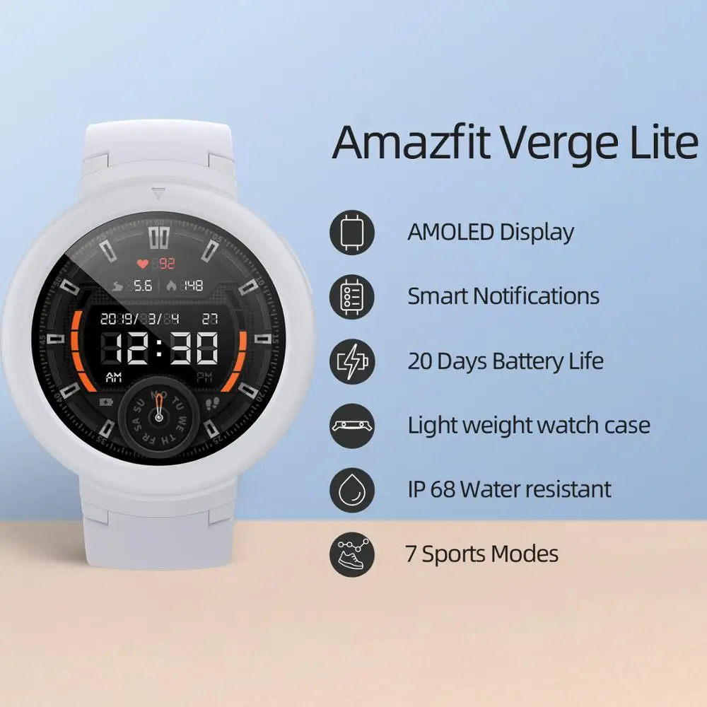Android Phones Mahipey Smartwatch Review Amazfit Verge Lite