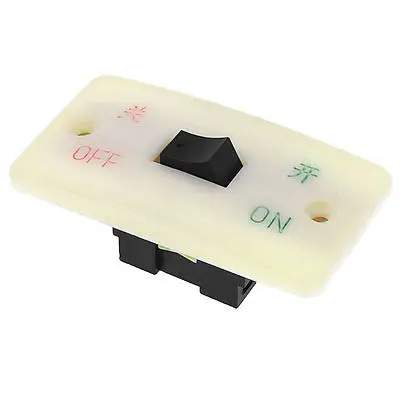 

Black Beige Plastic DPDT 6 Pins Locking Push Button Switch 380V 10A