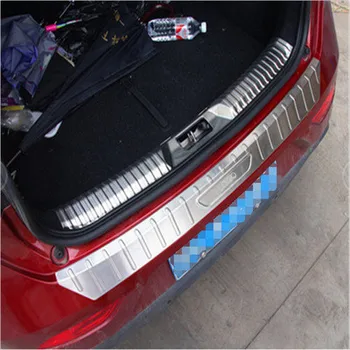 

stainless steel Rear Bumper Protector Sill Trunk Rear guard Tread Plate Trim For Volvo V40 2013-2019 Car styling