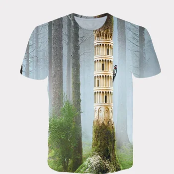 

2020 Summer Clothing Children's T-shirts Baby T-shirts New Movie Printed Clothing Girls 3D Funny T-shirts Children 4-14 years ol