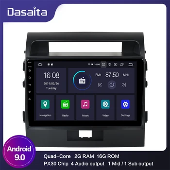 

Android 9.0 Car 1 din Stereo for Toyota LC200 2008 2009 2010 Car Radio Bluetooth 10.2" IPS Multi Touch Screen