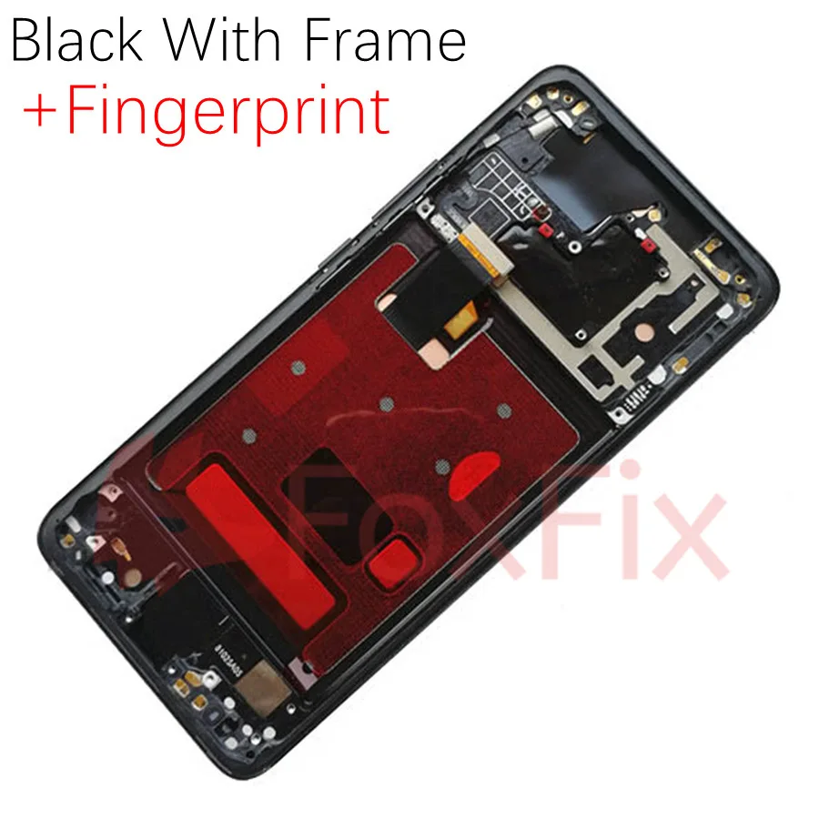 For Huawei Mate 20 Pro LCD Display Touch Screen With Frame+Fingerprint Sensor For LYA-L29 Huawei Mate 20 Pro LCD Screen AMOLED - Цвет: Black With Frame