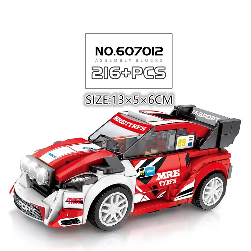 Speed Champions Technic City Assemble autos model Building Blocks supercar city Racing Car Bricks Toys for Children small bricks