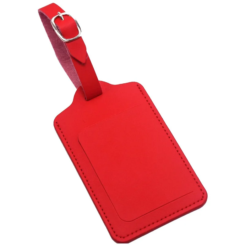Fashion Leather Luggage Tag Travel Accessories Women Men Portable Label Suitcase ID Address Holder Baggage Boarding Gift 9 Hc66ff8c409834b219503cb179e1ae505C