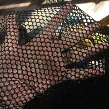 

Hexagon Mesh Net Fabric Bag Lining Office Chair Cushion Soft Stretch 100x150cm