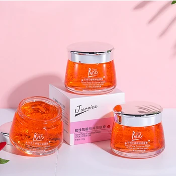 

Rose Gel Face Mask Cream Brightening Facial Mask Soothes Repairs Skin Moisturizing Refreshing Rejuvenation LDO99