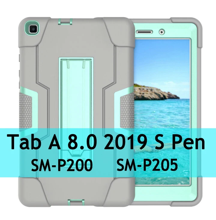 Для samsung Galaxy Tab A 8,0 защитный чехол PC чехол на заднюю панель samsung Tab A8 чехол 8 8A SM-T290 SM-T295 SM-P200 P205 S Pen - Цвет: GA for P200 P205